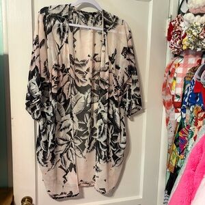 Express tropical shrug, cover-up